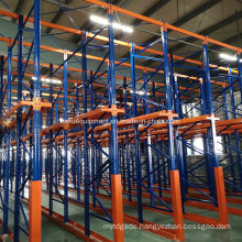 Heavy Duty Drive Through Pallet Rack for Bulk Products